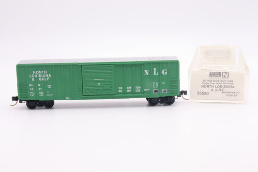 MTL-25530 - 50' Rib Side Box Car, Single Door, w/o Roofwalk - North Louisiana & Gulf - NLG-5227