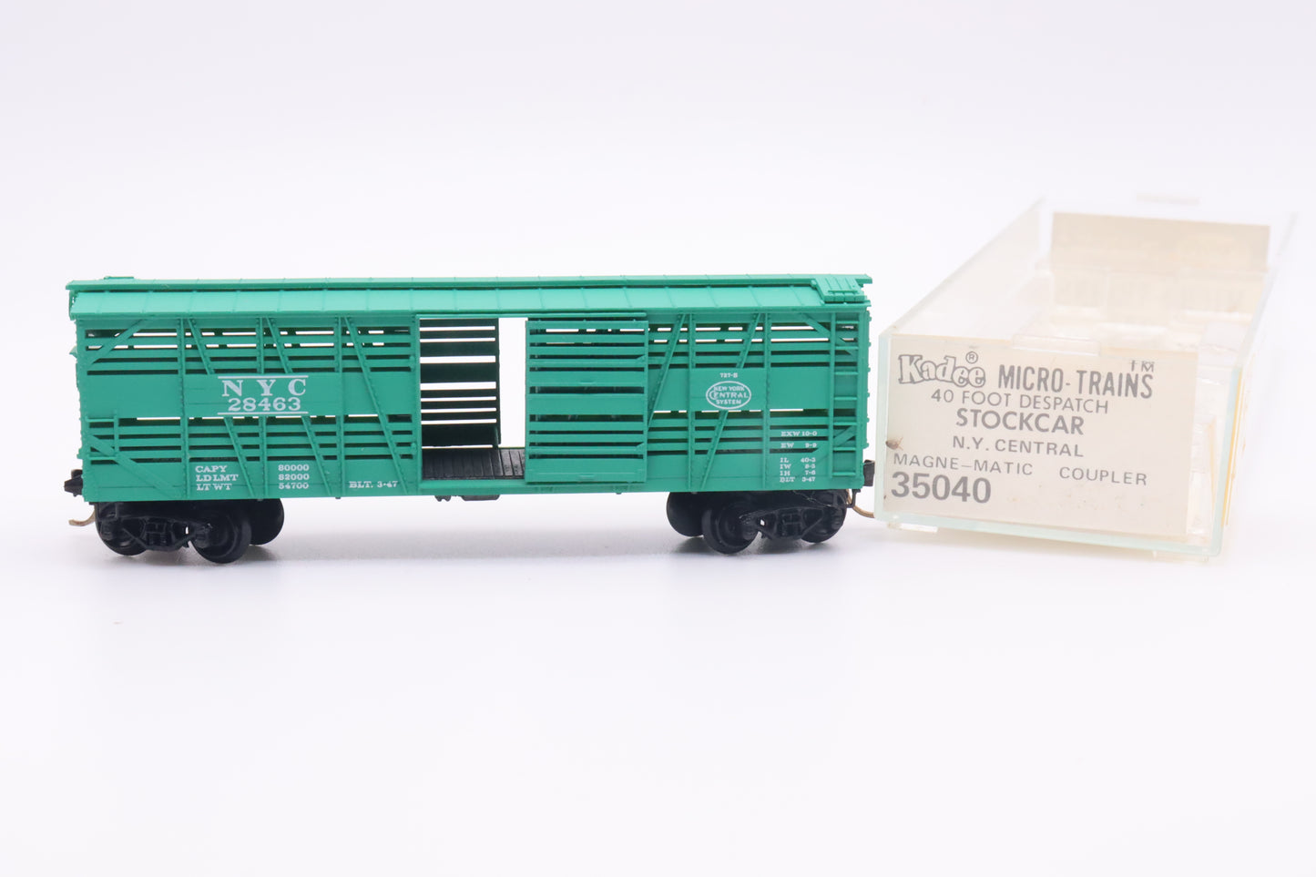 MTL-35040 - 40' Despatch Stock Car - New York Central - NYC-28463