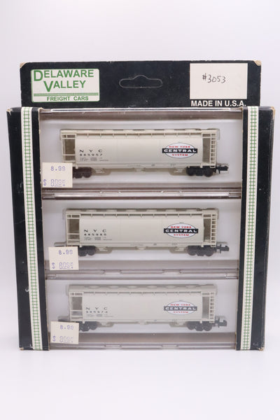 Delaware Valley - 3053 - 3-Pack - 3-Bay Cylindrical Hoppers - New York Central - NYC-885974/885985/885957