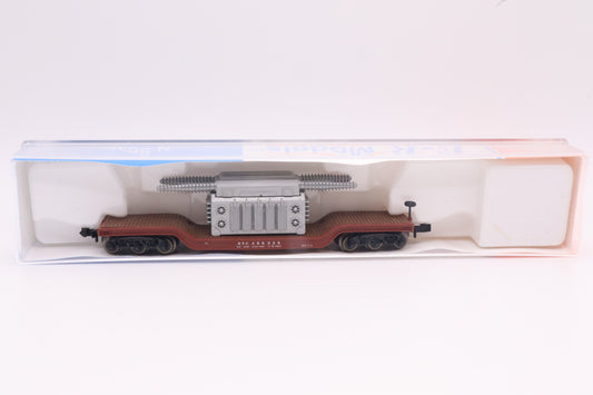 E-R Models - 040-70378-1 - 6-Axle Depressed Flatcar w/Transformer Load - New York Central - NYC-499025