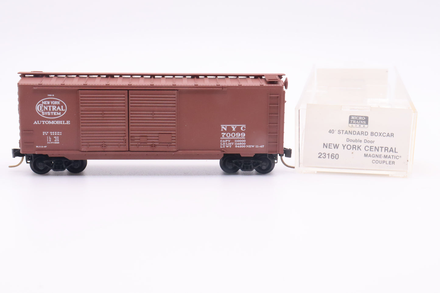 MTL-23160 - 40' Standard Box Car, Double Door - New York Central - NYC-70099