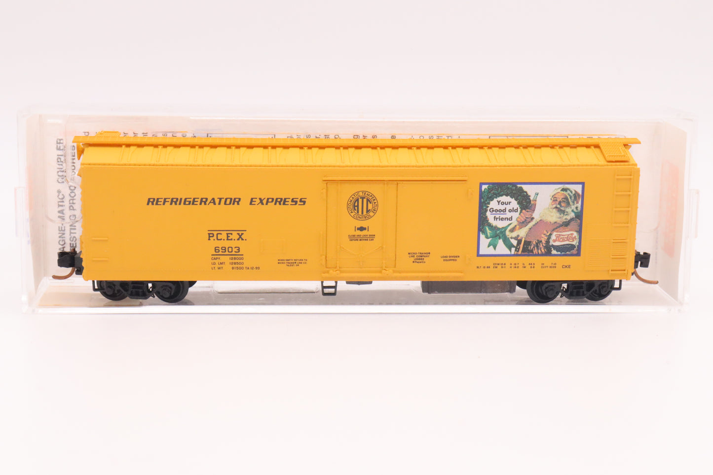 MTL-69100  - 51' 3 3/4" Rivet Side Mechanical Reefer - Pepsi-Cola - PCEX-6903
