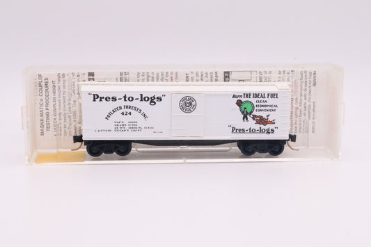MTL-42060 - 40' Double-Sheathed Wood Boxcar, Single Door - Potlatch Forests Industries - PFI-424