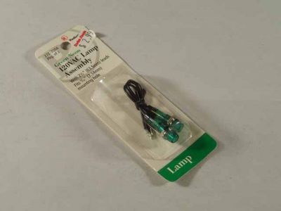RS-272-708A - Radio Shack Green Neon 120 VAC Lamp Assembly - Pkg of 2