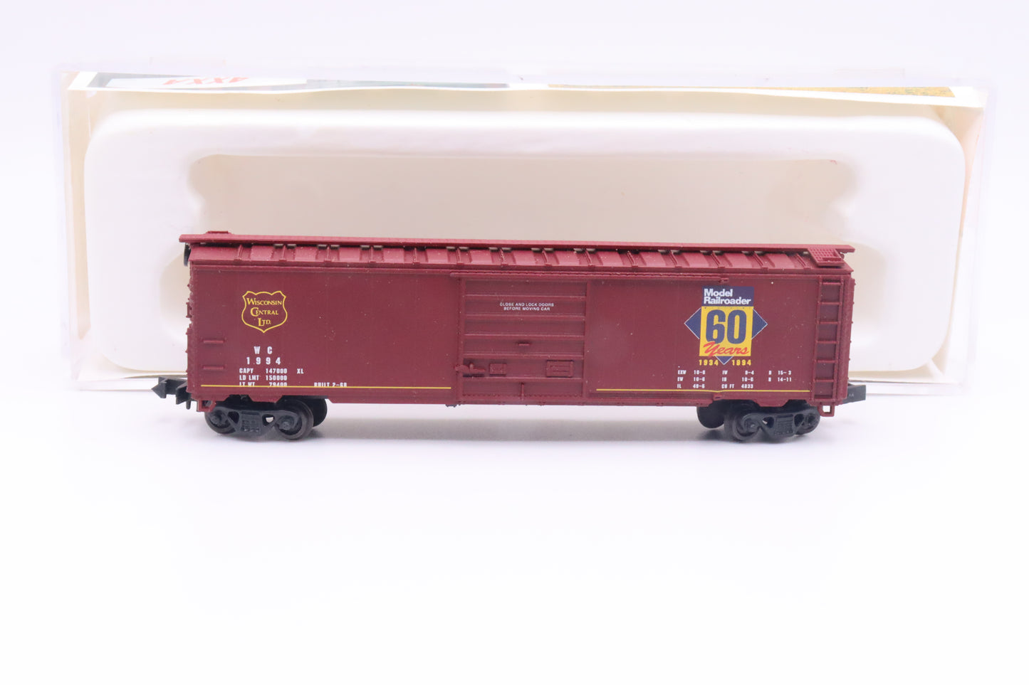 CC-1-145102 - 50' Panel Door Boxcar - Model Railroader 60th Anniversary - WC-1994