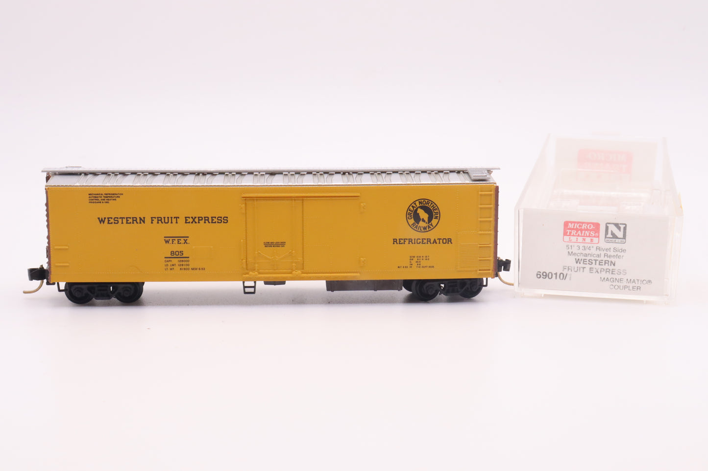 MTL-69010/1 - 51' 3 3/4" Rivet Side Mechanical Reefer - Great Northern - WFEX-805