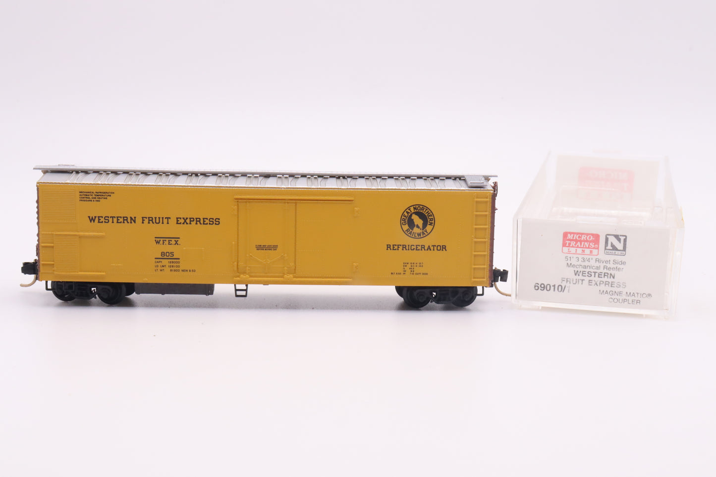 MTL-69010/1 - 51' 3 3/4" Rivet Side Mechanical Reefer - Great Northern - WFEX-805