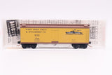 MTL-49510 - 40' Double-Sheathed Wood Reefer w/Vertical Brake Wheel - West India Fruit & Steamship Company - WIF-724
